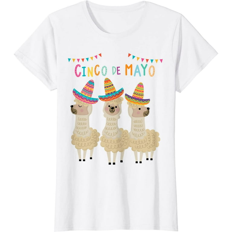 No Probllama Cinco De Mayo Shirt Funny Llama Mexican 5th May No Probllama Cinco De Mayo Shirt Funny Llama Mexican 5th May