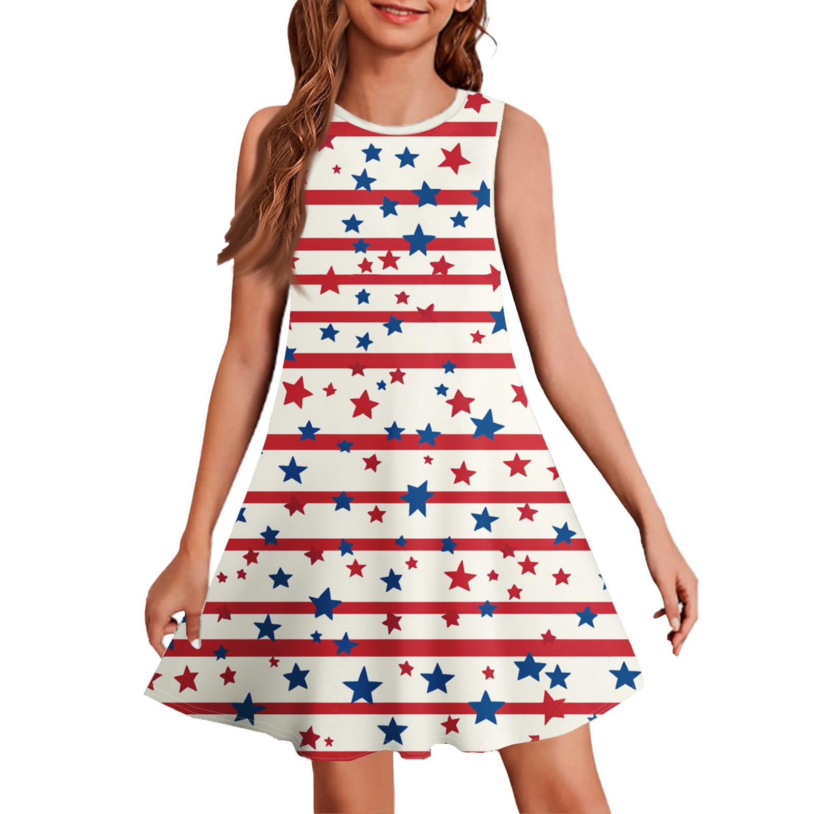 Spring Bonnie Bonnie Jean Girl's Daisy Flower Sundress - 100% Cotton Summer Dress For Babies & Toddlers Denim Toddler Dress