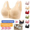 thumbnail image 1 of Cyglowse Front Closure Bras for Older Women, Daisy Bras Complexion, Front Clasp Bras for Women Plus Size 46, 1 of 9