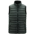 Divhosrg Mens Lightweight Warm Puffer Golf Vest Thermal Winter