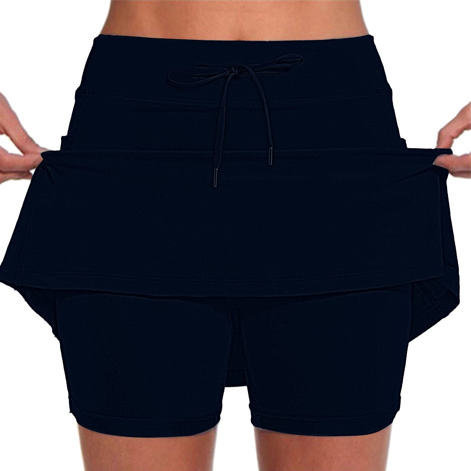 Divhosrg Tennis Skirt for Women with Shorts Women's Skirts High Waisted ...