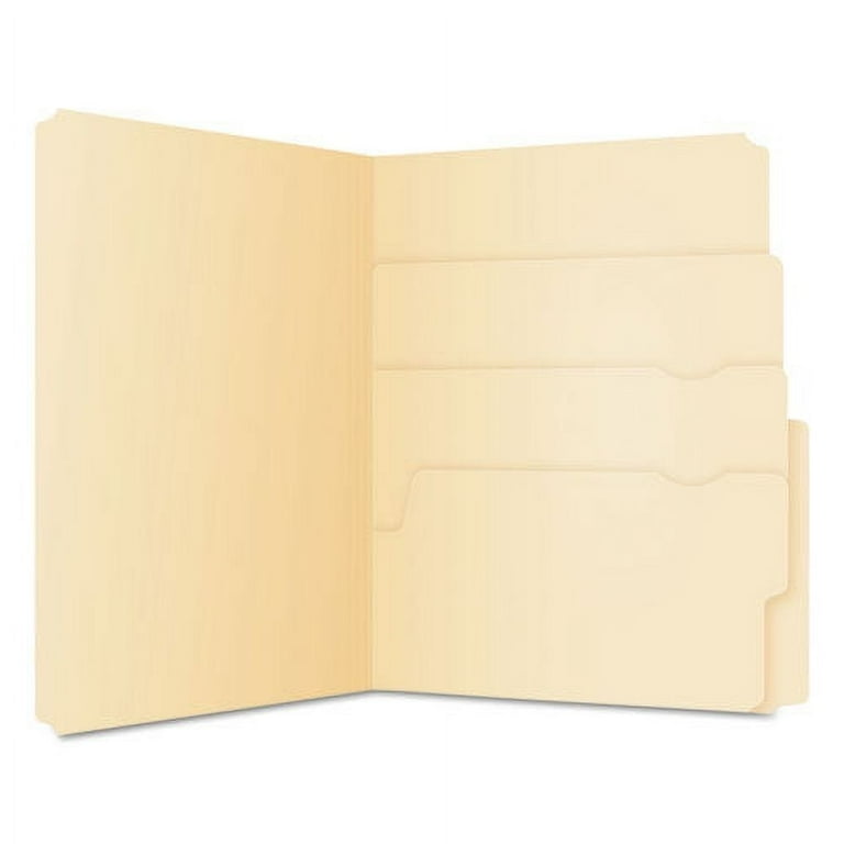Divide It Up File Folder, 1/2-Cut Tabs: Assorted, Letter Size, 0.75 Divide It Up File Folder, 1/2-Cut Tabs: Assorted, Letter Size, 0.75