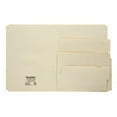 thumbnail image 1 of Divide It Up File Folders, 1/2-Cut Tabs, Letter Size, Manila, 24/pack | Bundle of 5 Packs, 1 of 7