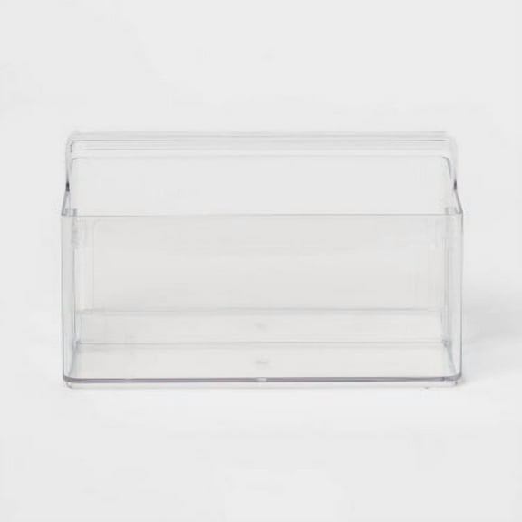 Divided Bath Caddy Clear