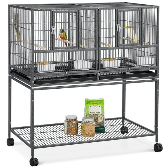 Renwick Divided Breeder Metal Cage for Small Birds