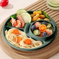thumbnail image 1 of Divided Dinner Plates for Adults | 4 Compartment Meal Plates | Portion Control Plates for Lunches and Home Meals | Plastic Reusable Plates with Sections for Food Separation, 1 of 6