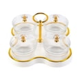 thumbnail image 1 of Divided Dried Fruit Plate Dried Fruit Tray Food Grade Storage PET Material for Kitchen Wedding Dining Room Party, 1 of 9