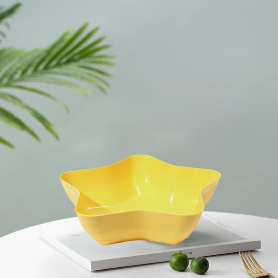 Divided Fruit Tray, Snack Serving Tray for Coffee face, Lightweight synthetic Dessert Platter for Home Kitchen Candy and Dried Fruit