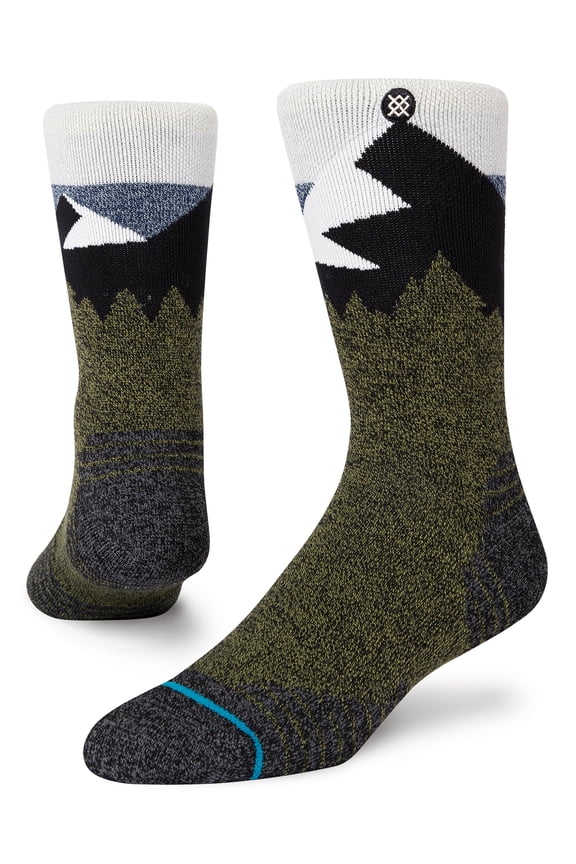 Divided Hike Crew Socks [Blue]