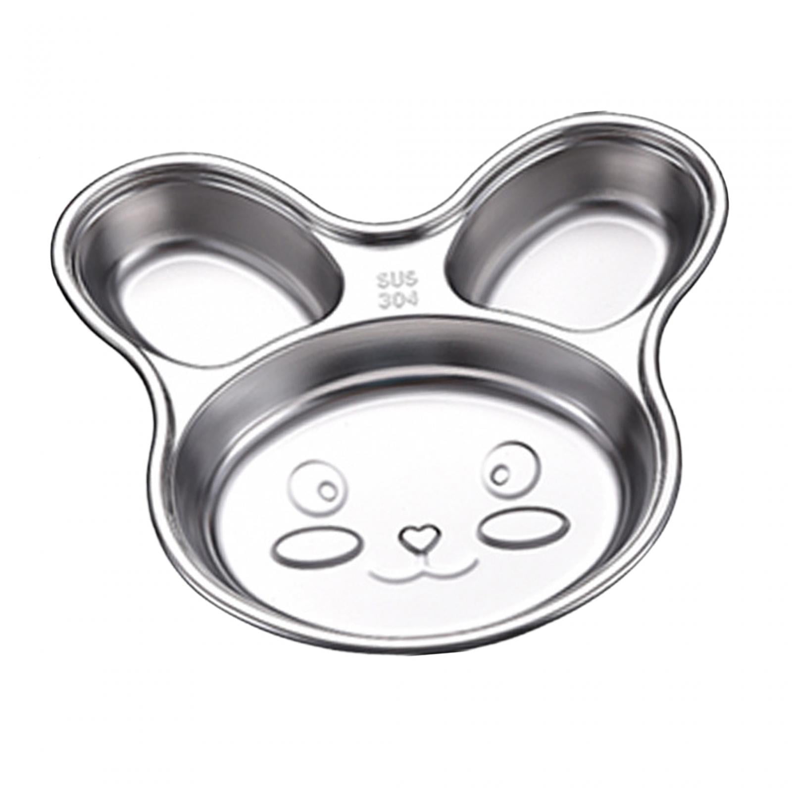 Divided Meal Tray Compartment Dinner Plate Outdoor Reusable Picnic