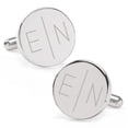 thumbnail image 1 of Divided Modern Monogram Engravable Cufflinks, 1 of 4