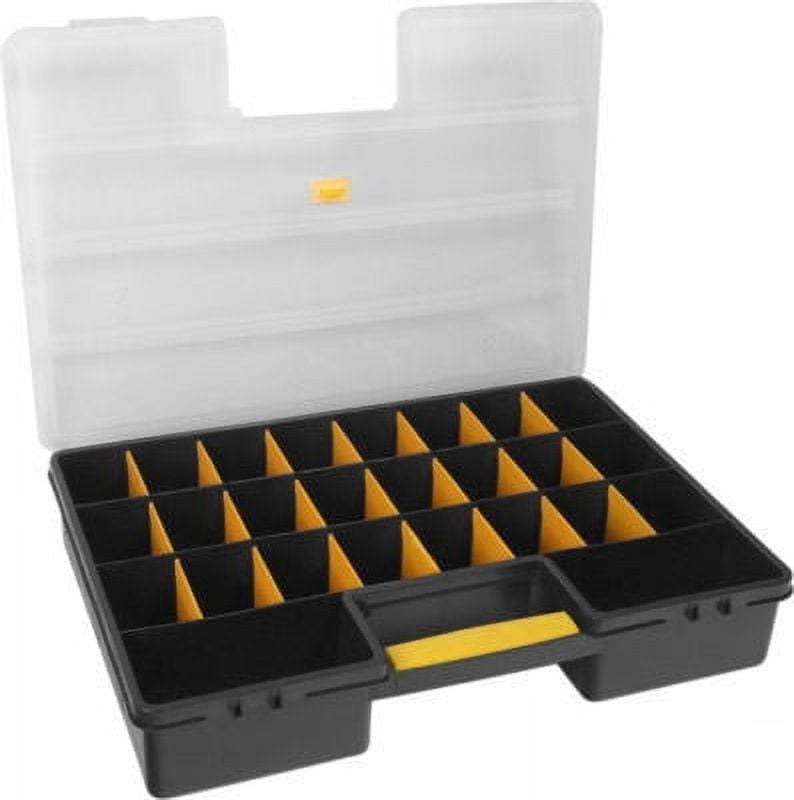 Tool Box Organizer and Storage Tray, Tool Box Drawer Organizer Bins, Toolbox  Organizer Tray Divider Set, Black 32 Pack 