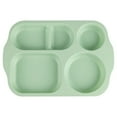 thumbnail image 1 of Divided Plates with 5 Compartments, Portion Control Plate for Balanced Meals, Wheat Straw Dinner Tray Microwave and Dishwasher Safe, Reusable Compartment Plate for Home, Kitchen, and Party Use, 1 of 6