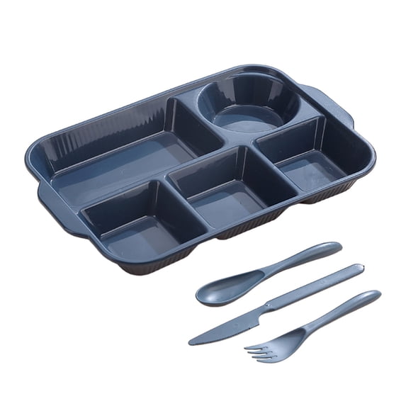 Divided Plates Tray Dinnerware For Dinner Restaurant Family Party And Kitchen Microwave Dishwasher Safe