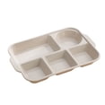 thumbnail image 1 of Disposable Dinner Plates Divided Plates Tray Dinnerware For Dinner Restaurant Family Party And Kitchen Microwave Dishwasher Safe Microwave Safe Dinnerware, 1 of 9