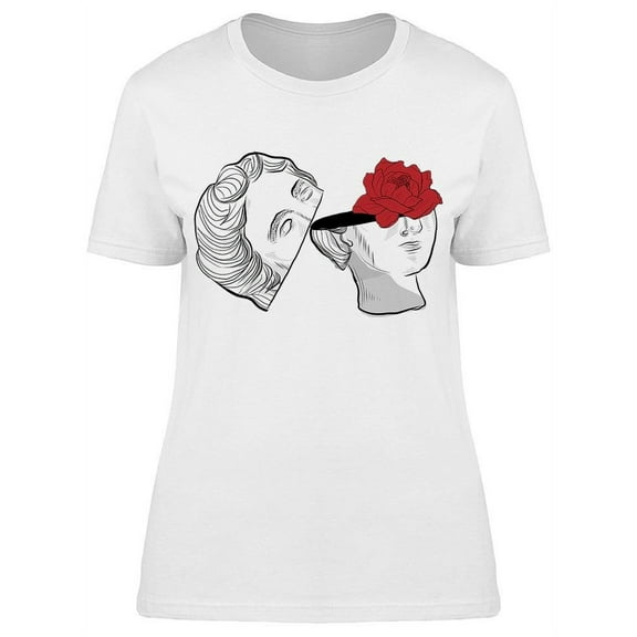 Divided Sculpture Rose T-Shirt Women -Image by Shutterstock, Female Large
