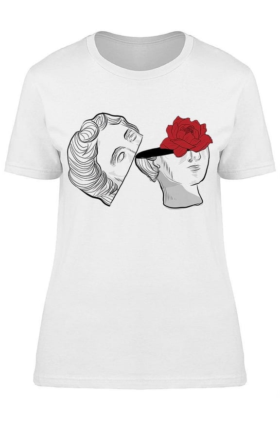 Divided Sculpture Rose T-Shirt Women -Image by Shutterstock, Female Medium