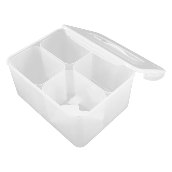 GETAJGHSD Portion Control Containers Plastic Storage Containers Transparent 1Pcs Versatile Use