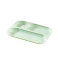 thumbnail image 1 of Divided Serving Tray,RectangularCompartment Snack Plate Portion Control Dish for Dining Table Picnic Camping, 1 of 7