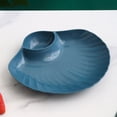 thumbnail image 1 of Divided Snack Serving Tray with Compartment, Plastic Chip and Fry Platter for Home Kitchen Party Tableware, 1 of 7