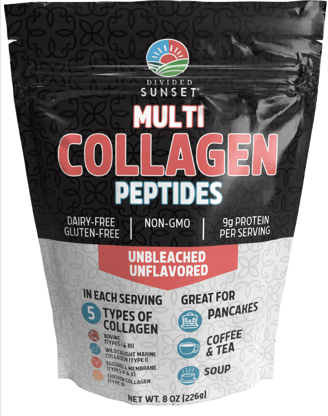 Divided Sunset Unflavored Multi Collagen Peptides, 8 oz