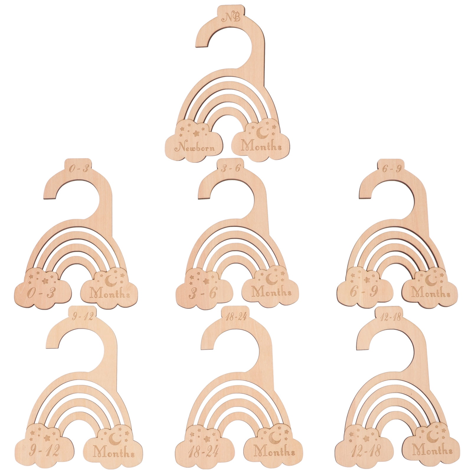 Divider Baby Closet Dividers Kids Costume Girl Clothes Woody Hangers