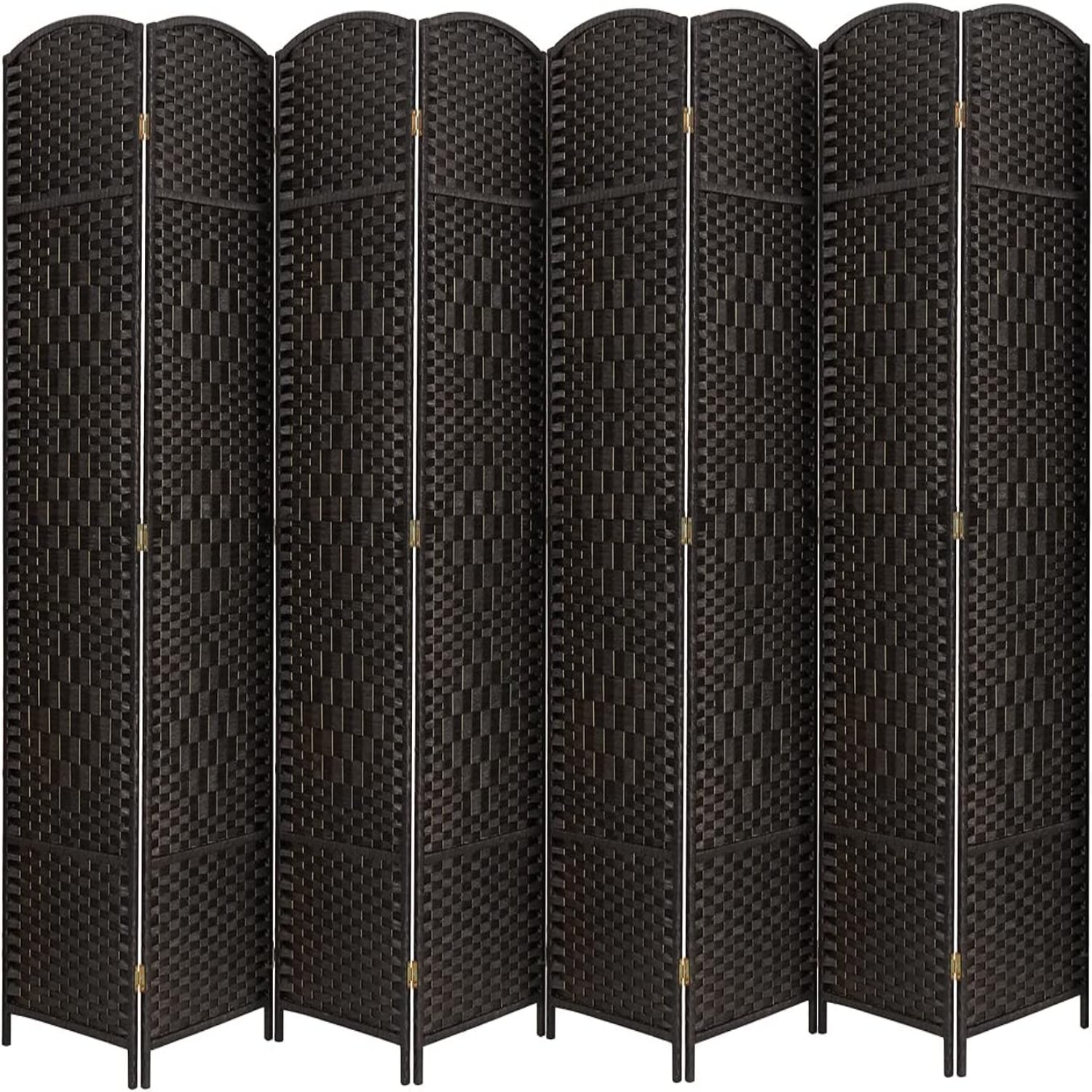 Divider Folding Privacy Screen Freestanding Room Dividers 8 Panel 6ft