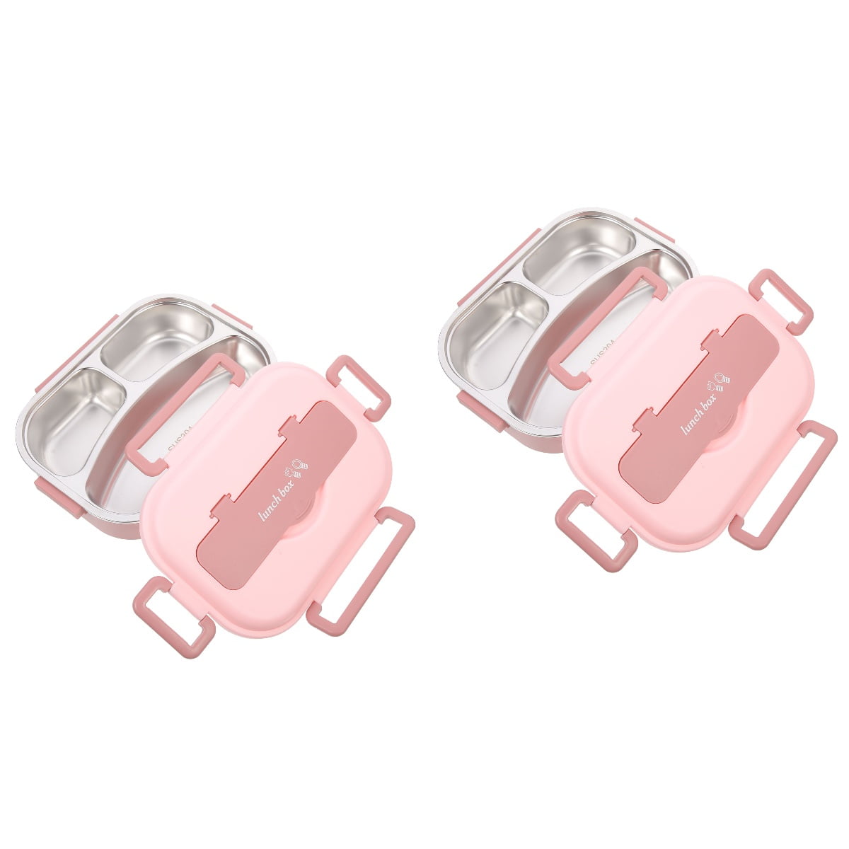 Divider Lunch Box Bento Case Container for Plastic Portable Dish Washer