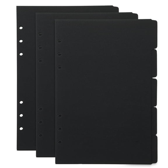 Dividers Binder Divider Tabs Book Page Paper A5 Annotation Supplies Ring Tab Separators Notebook Monthly Replaceable