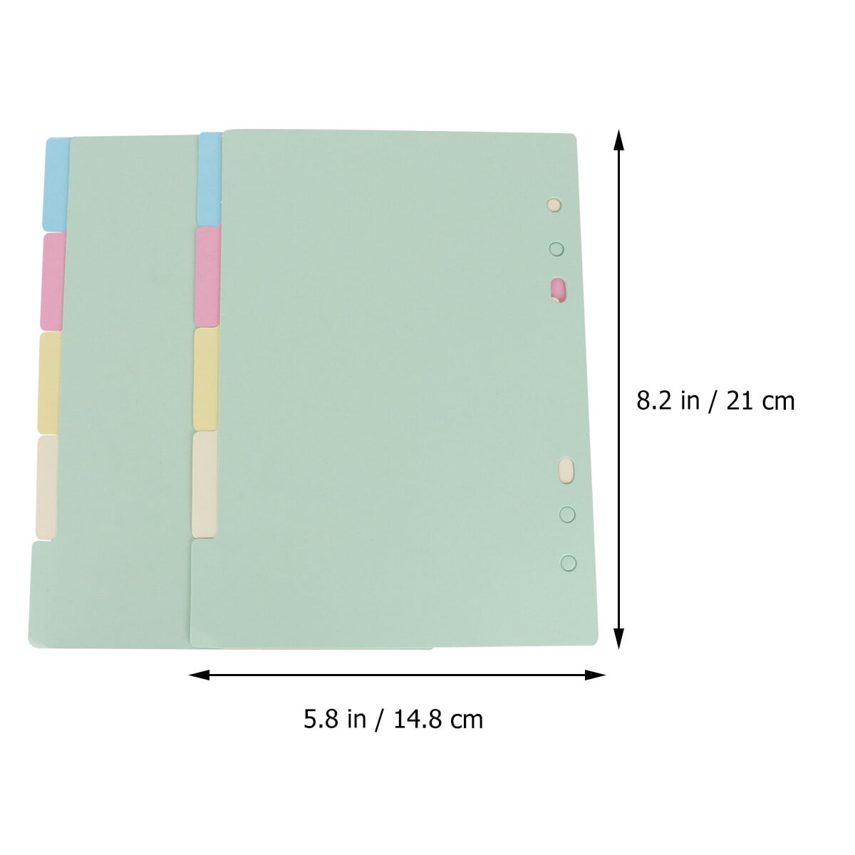 Dividers Paper Binder File Paper Divider Tabs Divider Diy Ring 6 A5