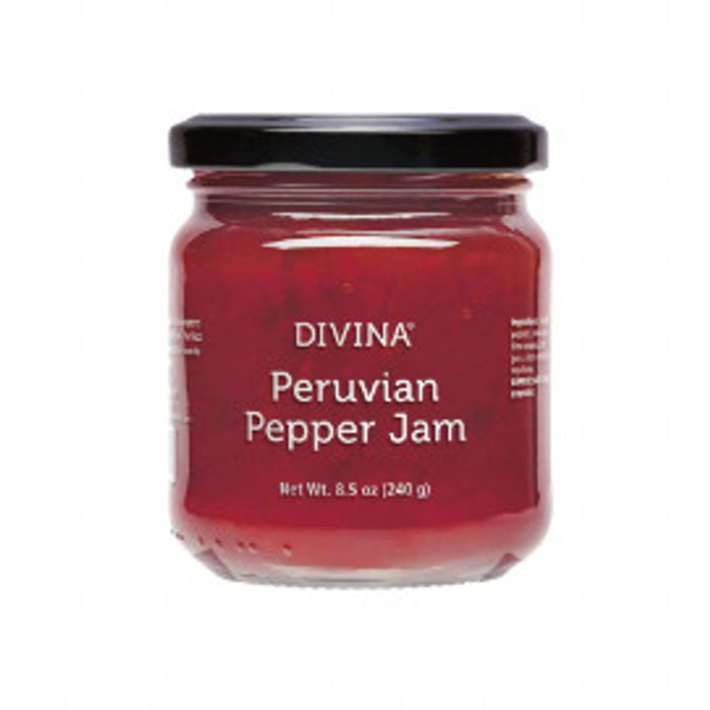 Divina 385895 8.5 oz Peruvian Pepper Jam - Pack of 12