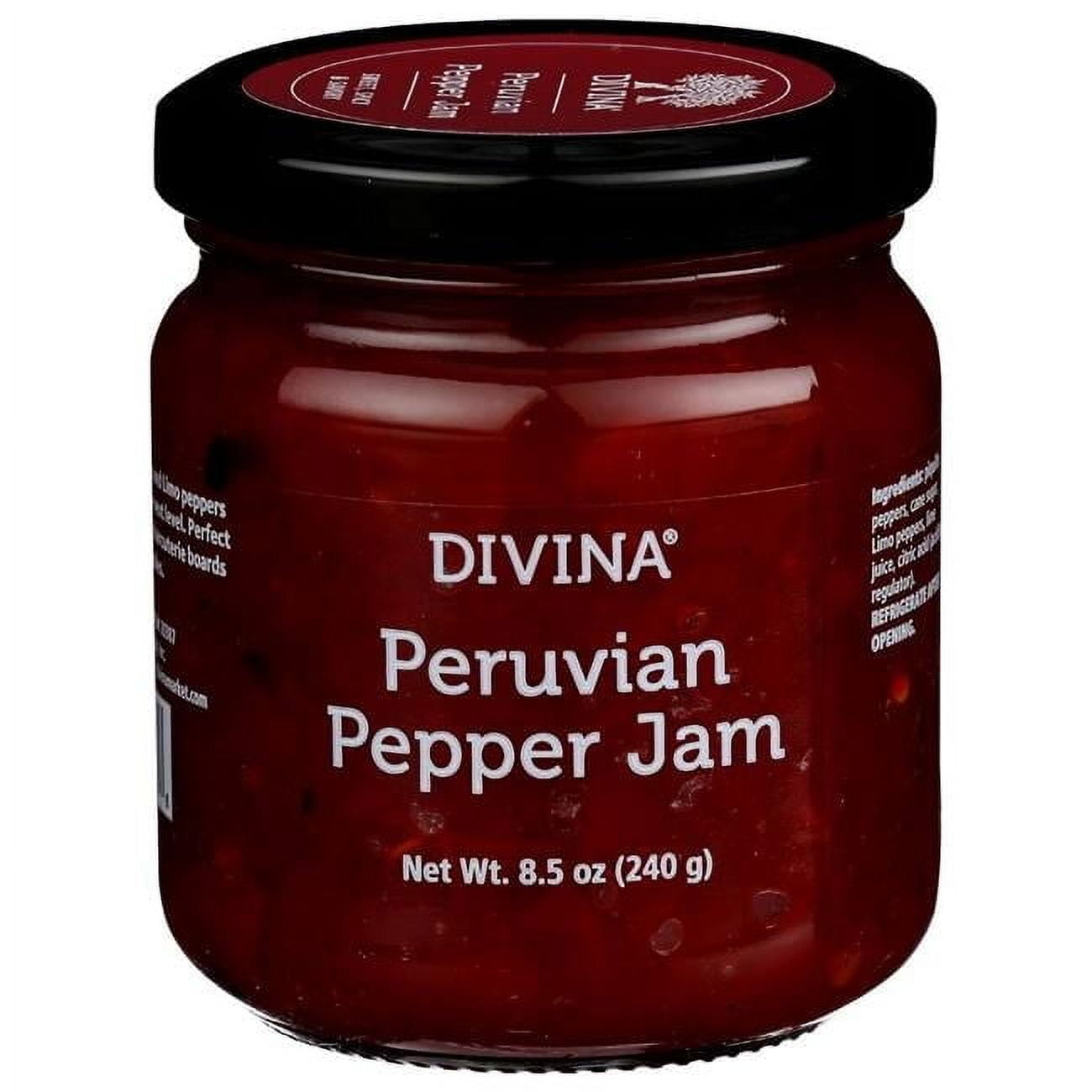 (Pack Of 12) Divina 8.5 Oz Peruvian Pepper Jam