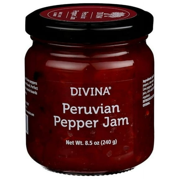 Divina 8.5 oz Peruvian Pepper Jam - Pack of 12