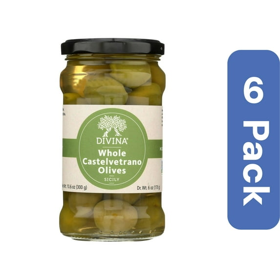 Divina Castelvetrano Olives 6 oz (Pack Of 6)