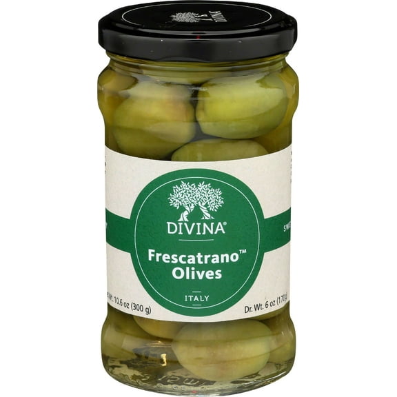 Divina Frescatrano Olives, 6 Ounce -- 6 per case.