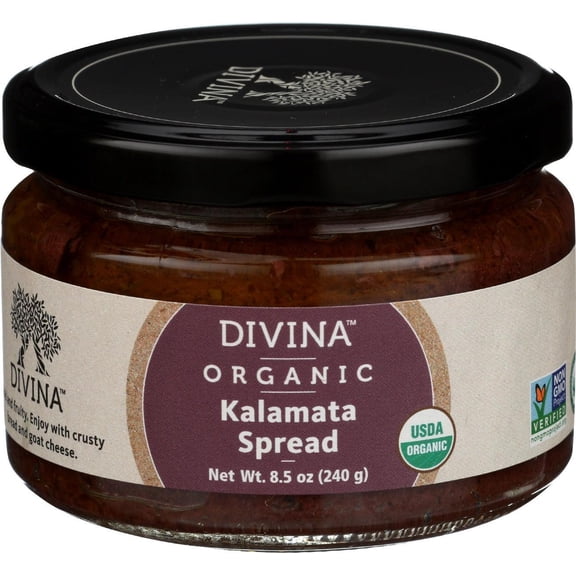 Divina Organic Kalamata Olive Spread, 8.5 Oz