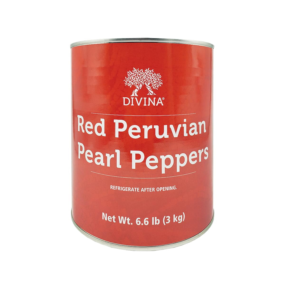 Divina Peruvian Red Pearl Peppers, 6.6 LB , 1 Pack