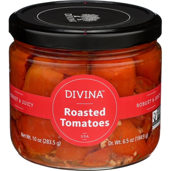 Divina Roasted Red Tomato 10 oz (Pack of 6)