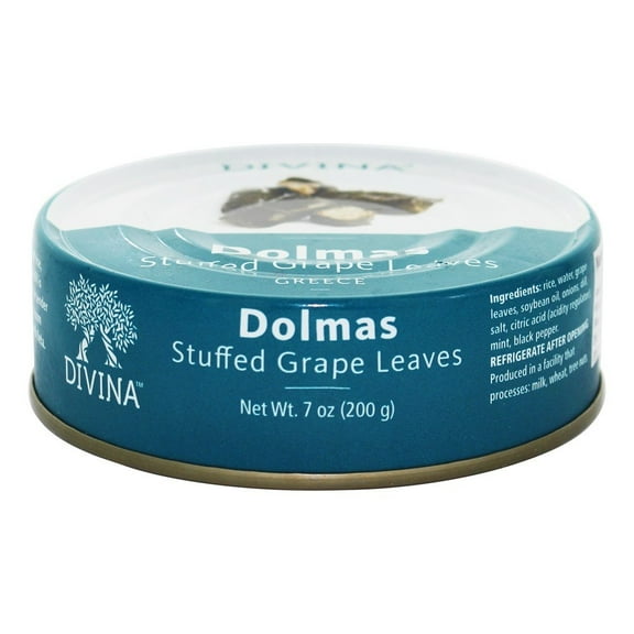 Divina Stuffed Grape Leaves (Dolmas) in KKS1Can, 7 oz