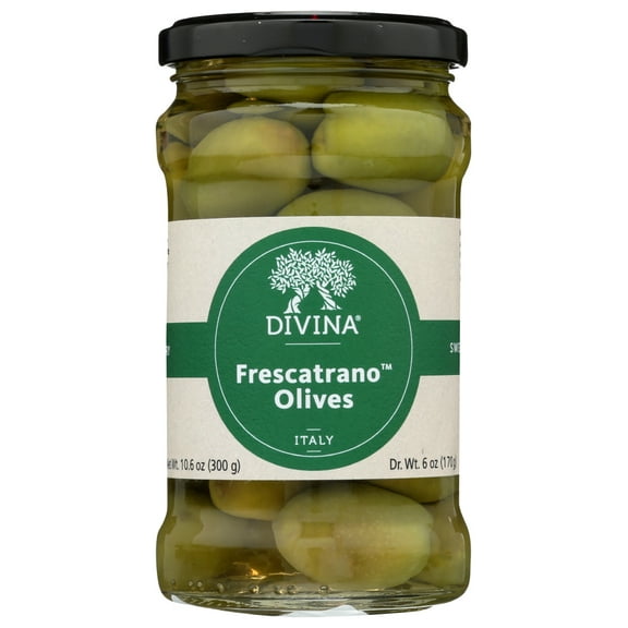 Divina Sweet & Buttery Frescatrano Olives, 6 Oz