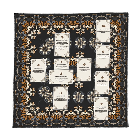Divinations Card Table Cloth Tapestry Reading Card Tarots Tablecloth Astrologys Witchcrafts Deck Cloth Wall Decoration