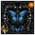 thumbnail image 1 of Square Divinations Tapestry Butterfly Flower Astrologys Tablecloth Tarots Tablecloth Table Cloth Witchcrafts Supplies, 1 of 8
