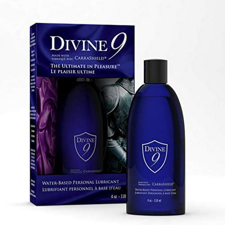 Divine 9 Personal Lubricant made with CarraShield, 3.38 oz