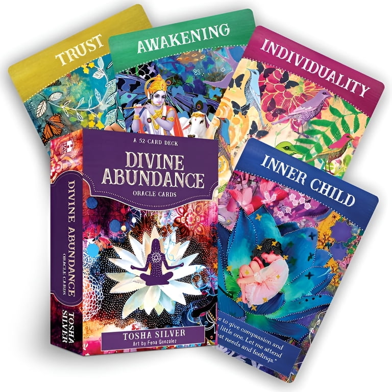 Tosha Silver Divine Abundance Oracle Cards 51-Card Deck - Walmart.com
