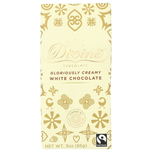 Divine Bar White Chocolate, 3 Oz