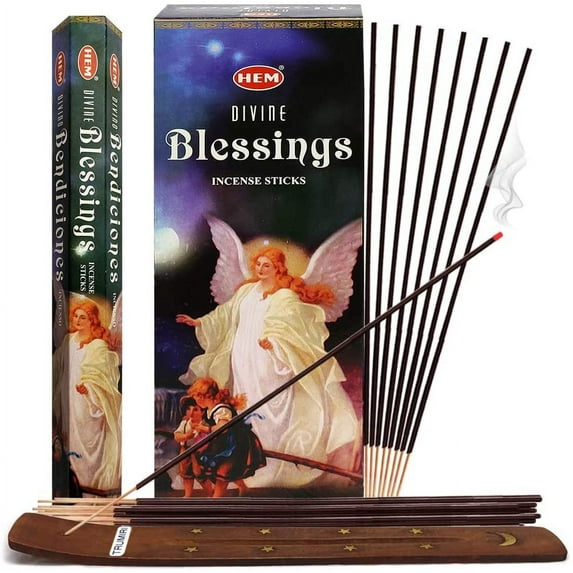 Divine Blessings Incense Sticks And Incense Stick Holder Bundle Insence Insense Hem Incense Sticks