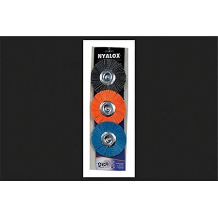 Divine Brothers 2492551 4 in. Wheel Brush Set- pack of 5