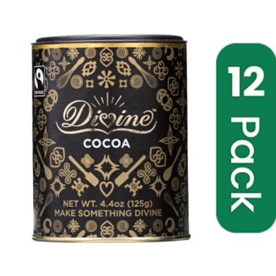 Divine Chocolate Cocoa Powder 4.5 oz (Pack Of 12)