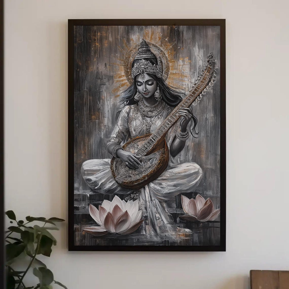 Jihva: Divine Protection Wall art Unframed