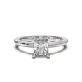 thumbnail image 1 of Divine Jewel 1.8 Ct Radiant Cut Lab Created Diamond Ring - 14K White Gold Plated Engagement Ring for Women - Wedding Jewelry - Last Minute Wedding Gifts - Solitaire Ring - Diamond Promise Rings, 1 of 4